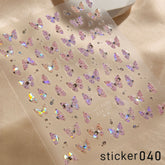 ACOS Nail Art Stickers -- Butterfly #007 - Lashmer