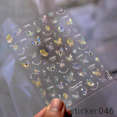 ACOS Nail Art Stickers -- Butterfly #013 - Lashmer