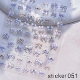 ACOS Nail Art Stickers -- Butterfly #017 - Lashmer