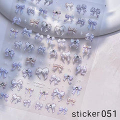 ACOS Nail Art Stickers -- Butterfly #017 - Lashmer