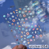 ACOS Nail Art Stickers -- Marine Life Series #002 - Lashmer