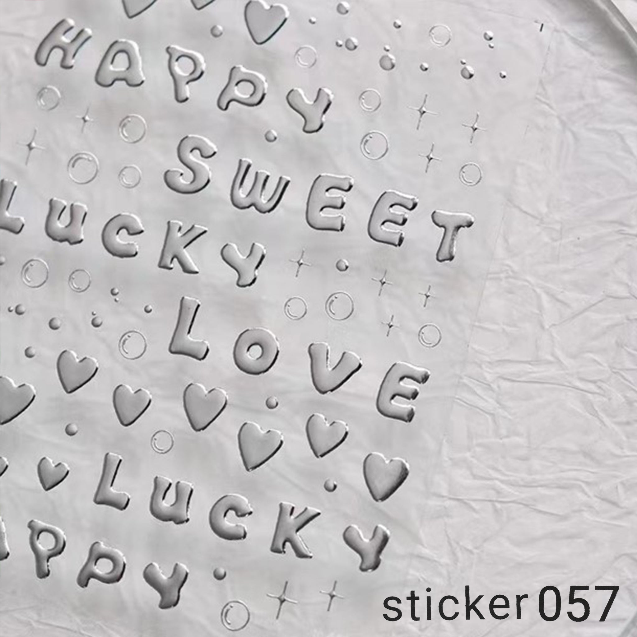 ACOS Nail Art Stickers -- Letter #001 - Lashmer