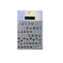 ACOS Nail Art Stickers -- Letter #002 - Lashmer