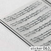 ACOS Nail Art Stickers -- Letter #003 - Lashmer