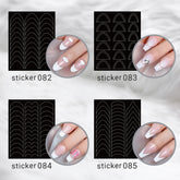 ACOS Nail Art Stickers -- French - Lashmer