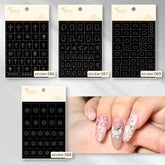 ACOS Nail Art Stickers -- Multi Shape - Lashmer