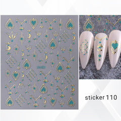 ACOS Nail Art Stickers -- Jewelry 002 - Lashmer