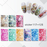 ACOS Nail Art Stickers -- Marble - Lashmer