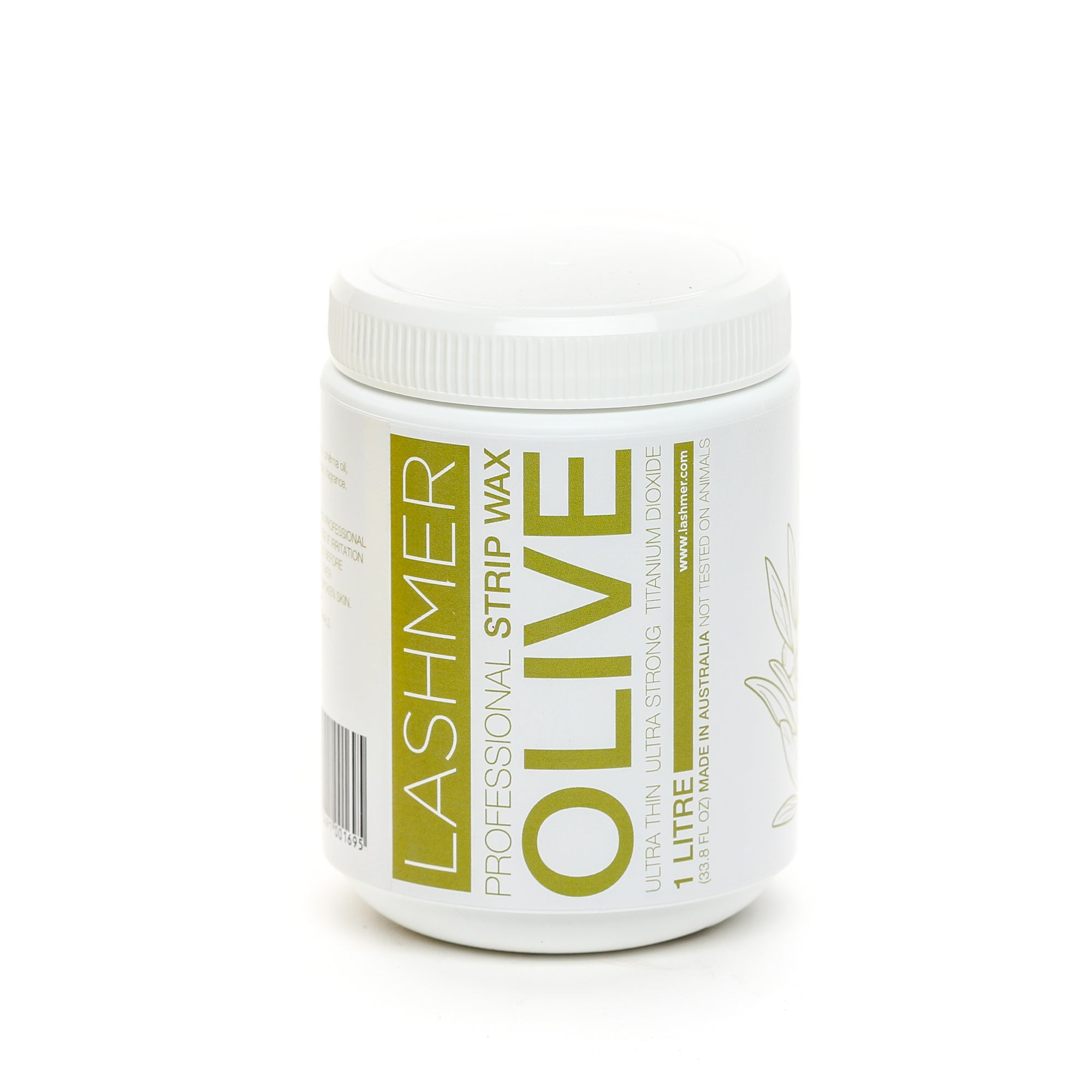 Lashmer Professional Natural Strip Wax / Pure Olive Oil 1 Litre - Lashmer