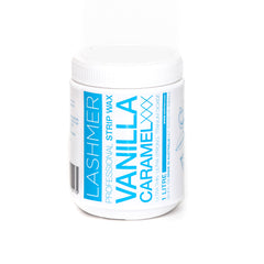 Lashmer Professional Natural Strip Wax / Vanilla Caramel 1 Litre - Lashmer