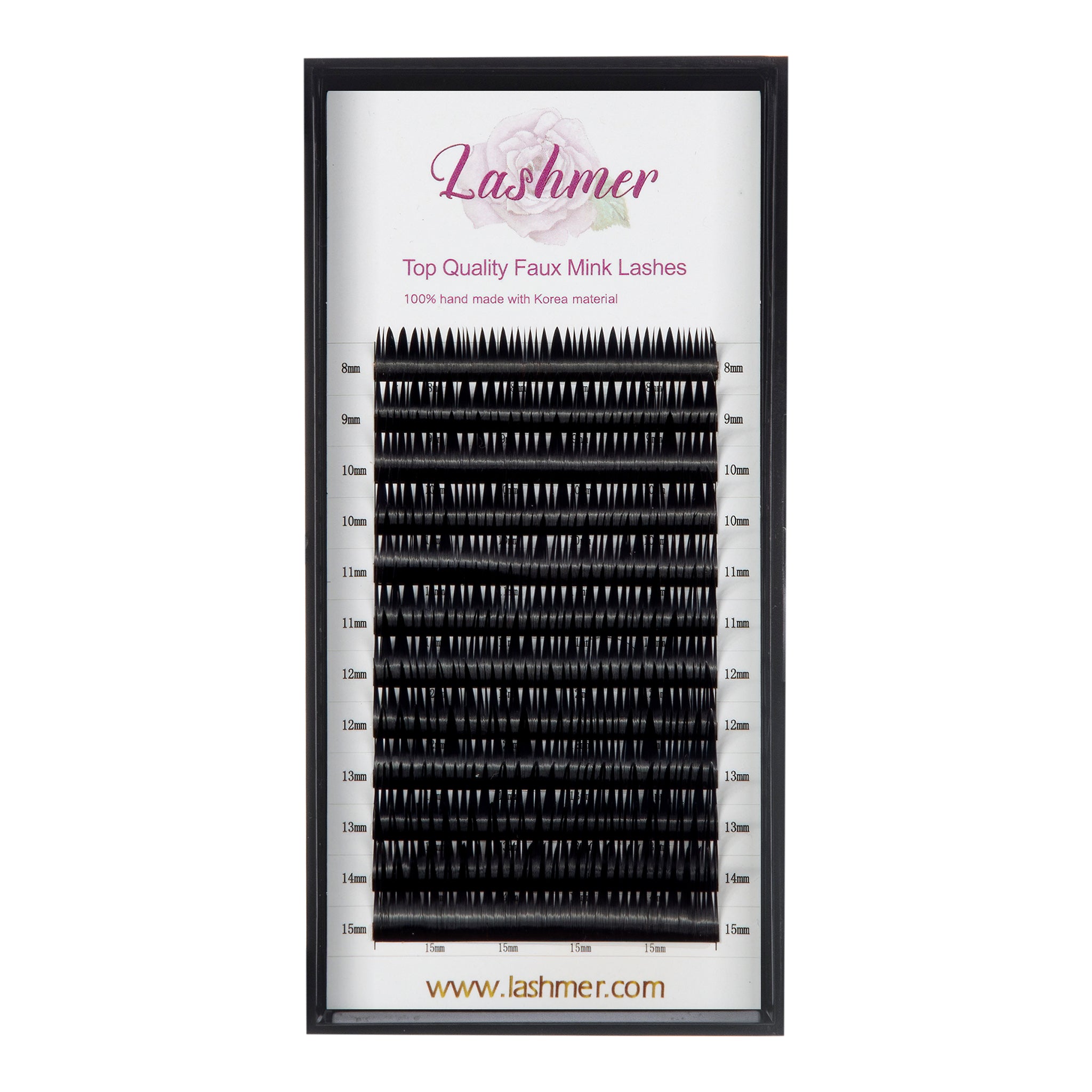 Premade Wet Look Lashes  | Lashmer | C, D Curl - Lashmer
