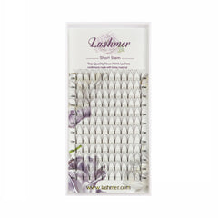 C, D Curl--4D Short Stem Premade Fans - Lashmer Nails&Eyelashes Supplier