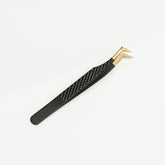 90 Degree Gold Volume Tweezers - Lashmer Nails&Eyelashes Supplier