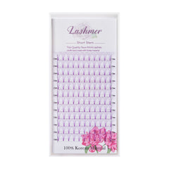 Purple 5D Premade fans Short Stem - Lashmer Nails&Eyelashes Supplier