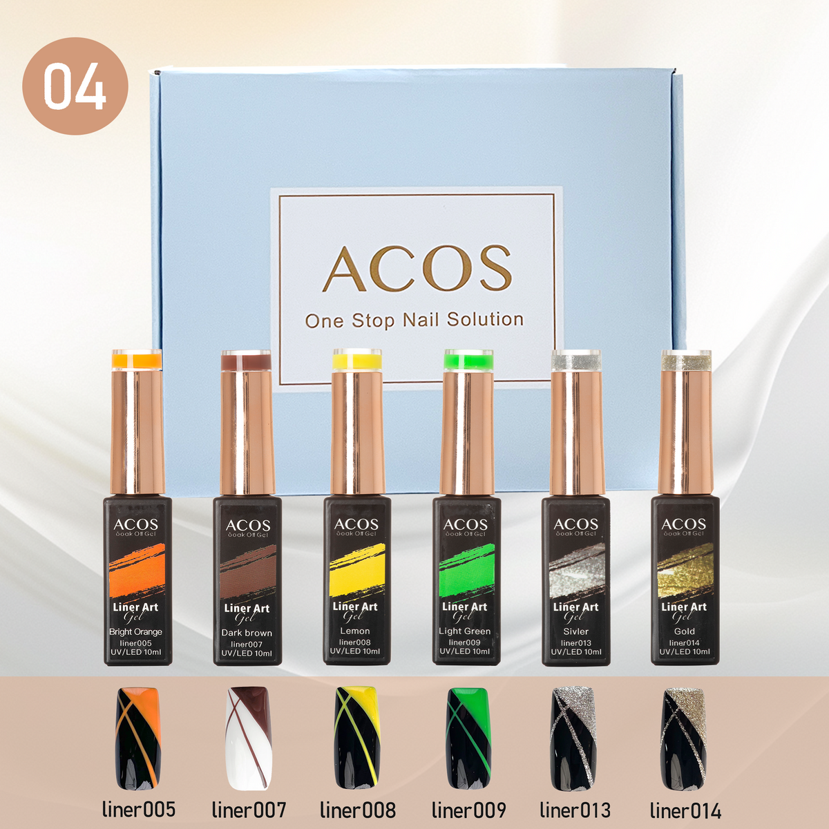 ACOS Liner Art Gel Collection Kit - Lashmer