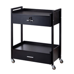 Karma Bakewell 2 Beauty Trolley 2 Draw 08030101 - Black Retail Karma