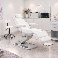 Lavender Silver lash studio fitout package styled room