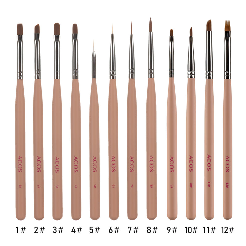 ACOS Long Coffin Easy Nails  (Pink Diamond Heart design) - Lashmer Nails&Eyelashes Supplier