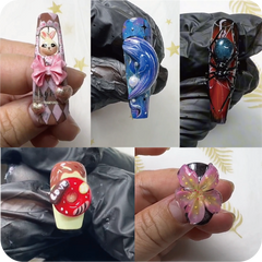 ACOS 3D Carving Gel Nail Art Course