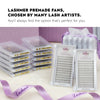 Lashmer Premade Fans Sampler — 6x Mixed Trays - Lashmer