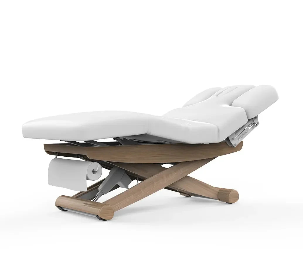 Karma Arrowtown Beauty Bed - White with Teak Wood