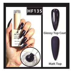 ACOS HEMA-free gel polish in Black Blue, colour 135
