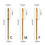 ACOS Under Nail Cleaner Tungsten Carbide Nail Drill Bits - Lashmer