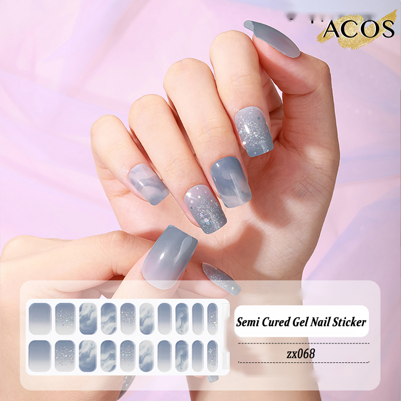 ACOS Semi Cured Gel Sticker -- Style #068 - Lashmer