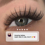 C, D Curl--3D Short Stem premade Fans - Lashmer Nails&Eyelashes Supplier