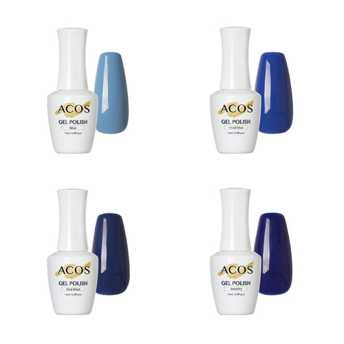 ACOS Gel Colour Coat Blue (15ml) - Lashmer Nails&Eyelashes Supplier