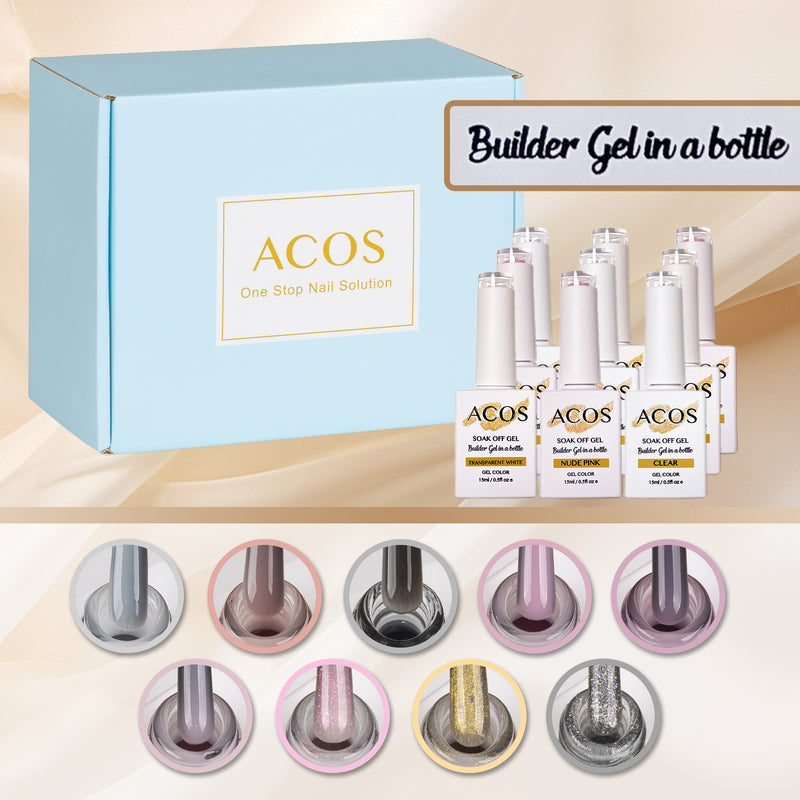 ACOS Builder Gel In A Bottle Collection Kit - Lashmer