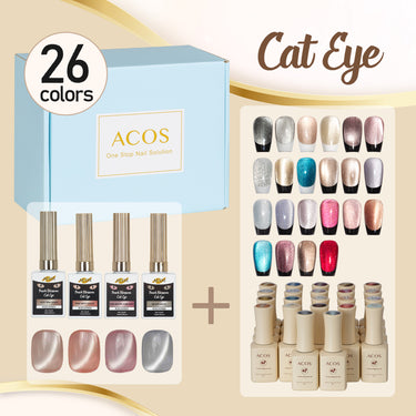 ACOS Cat Eye Gel Collection Kit(26 colours) - Lashmer