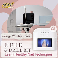 ACOS E-File & Drill bit Nail Course - Lashmer