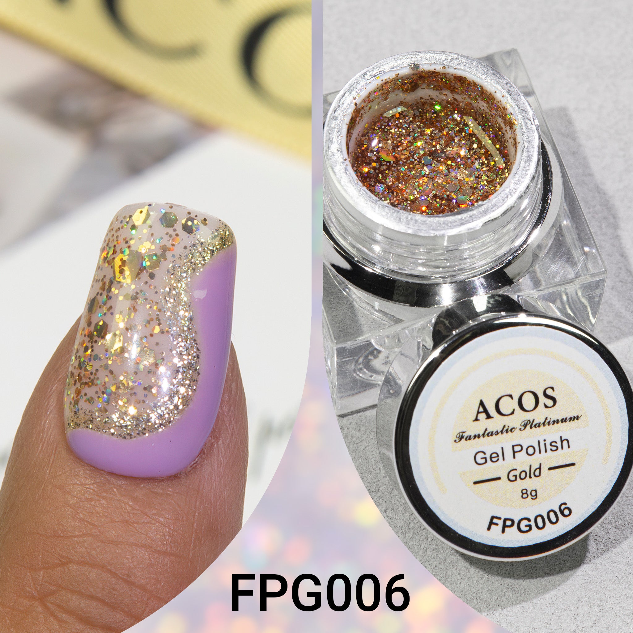 ACOS Fantastic Platinum Gel Polish Series (8g) - Lashmer