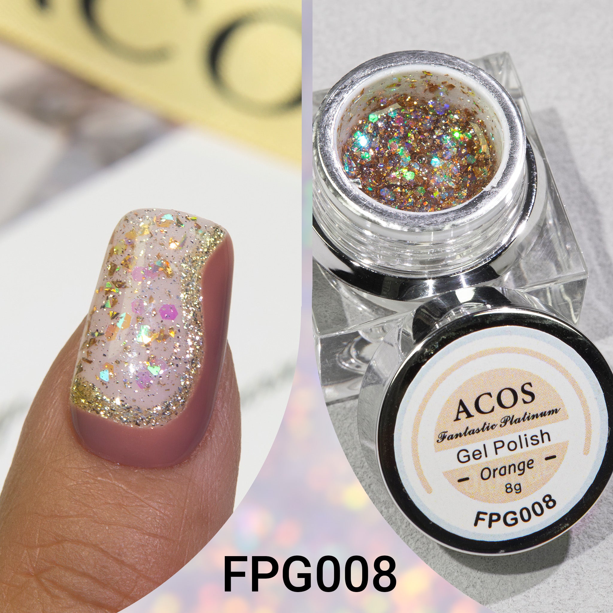 ACOS Fantastic Platinum Gel Polish Series (8g) - Lashmer