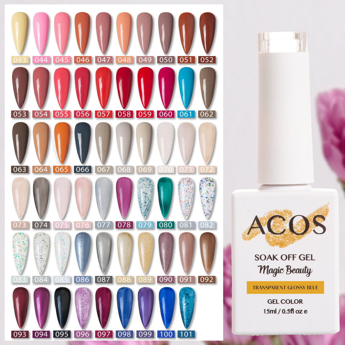 ACOS Magic Beauty Gel Colour Series #002 (15ml) - Lashmer