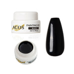 ACOS Painting Gel Black (5ml) - Lashmer Nails&Eyelashes Supplier
