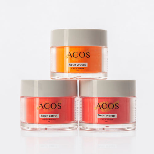 ACOS Dipping & Acrylic Powder (2in1) Orange (50gm) - Lashmer Nails&Eyelashes Supplier