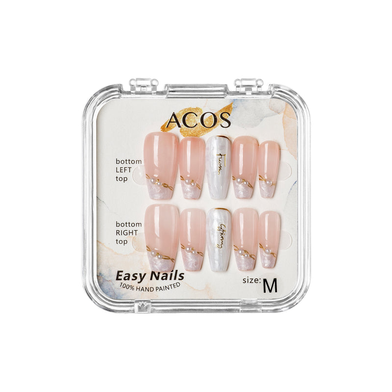 ACOS Easy Nails Medium Tips (Hot Pink) - Lashmer