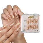 ACOS Long Pointy Easy Nails (Luxury Gold) - Lashmer