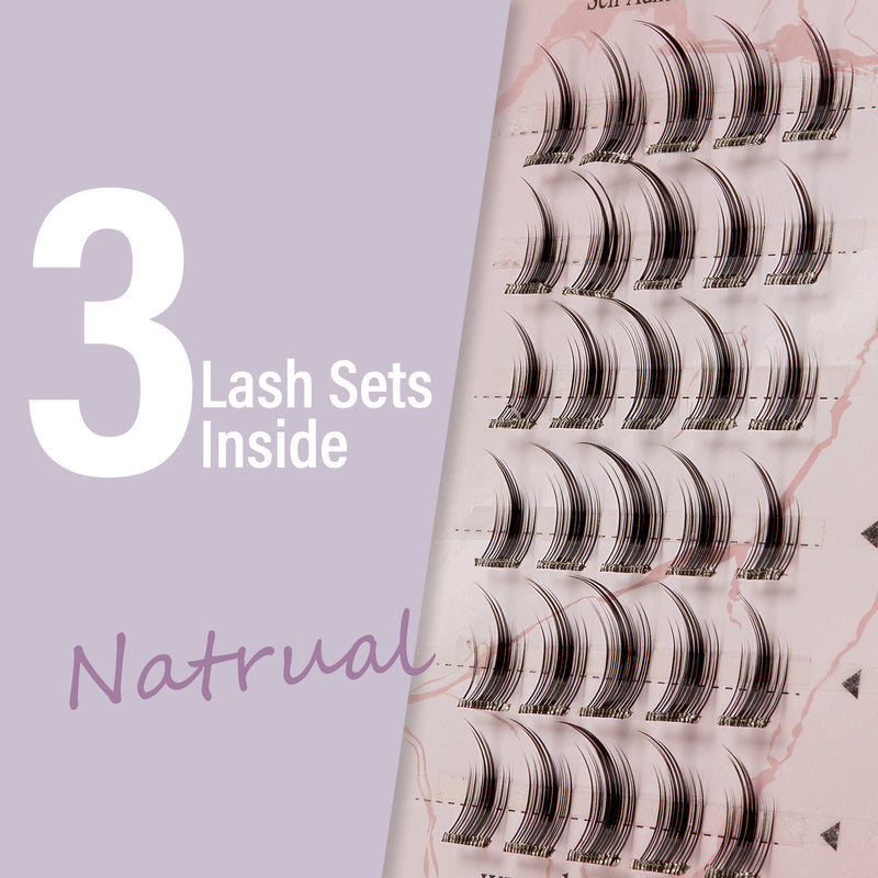 ACOS Cluster Lashes-No Glue-30 Clusters-Style 15 - Lashmer