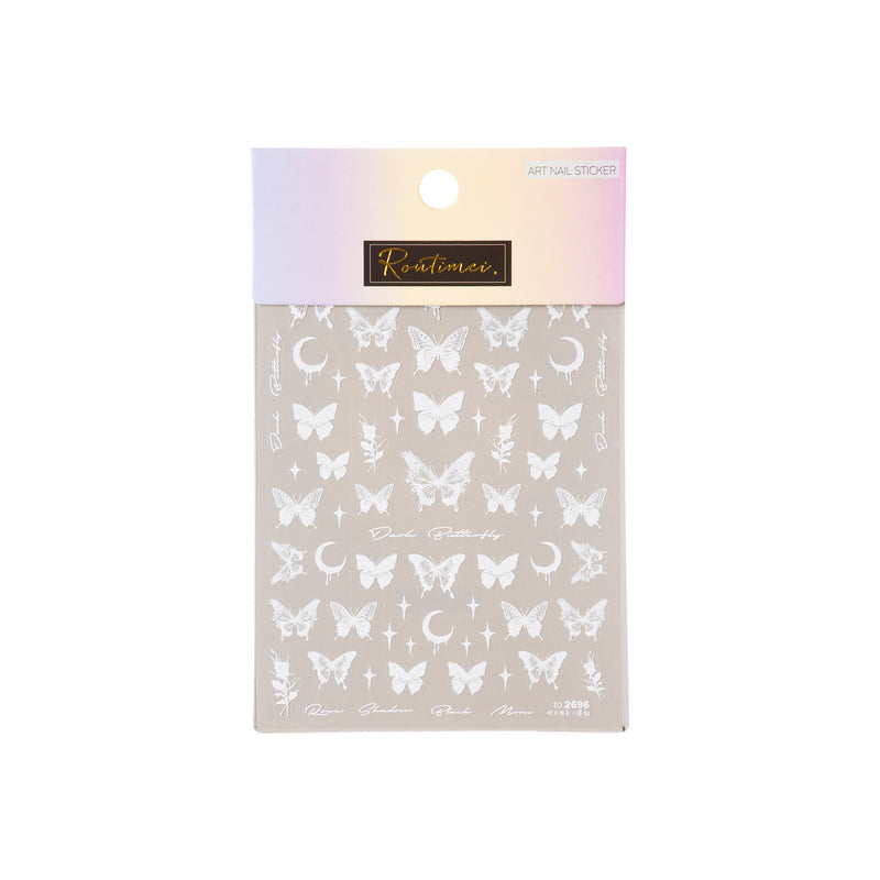 Nail Art Stickers -- Butterfly - Lashmer