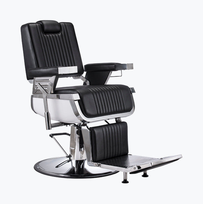 Karma Brisbane Barber Chair - Black & Chrome
