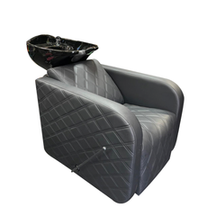 Karma Complete Shampoo Unit Clunes Manual Black with Pattern & Black Deep Basin 0315162201MP Shampoo Units Karma