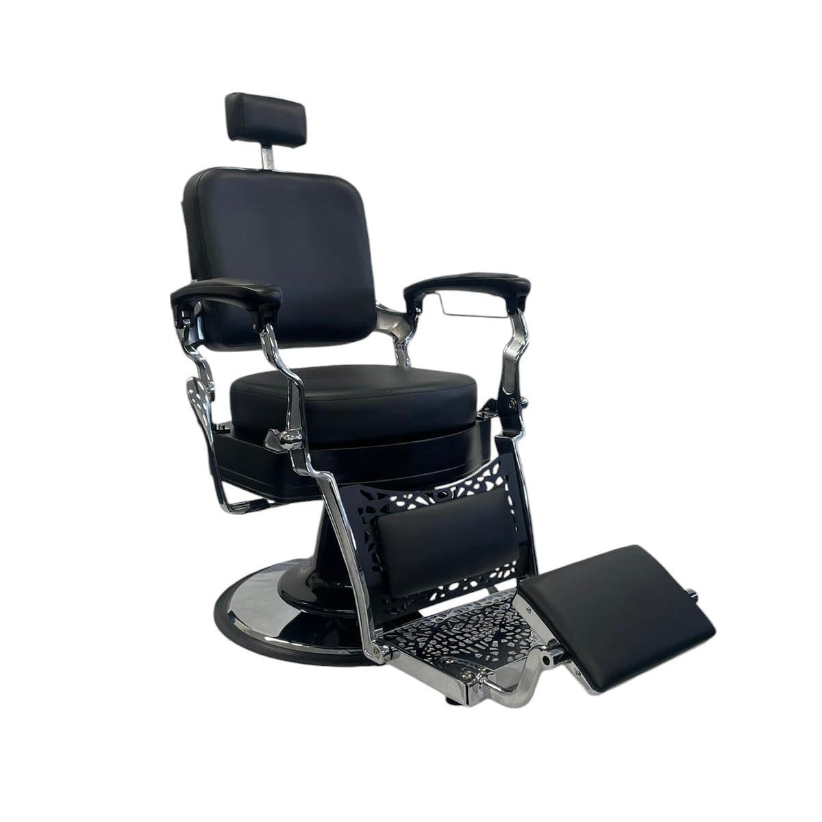 Karma Noosa Barber Chair 04040113 - Black/Chrome Barber Chair Karma