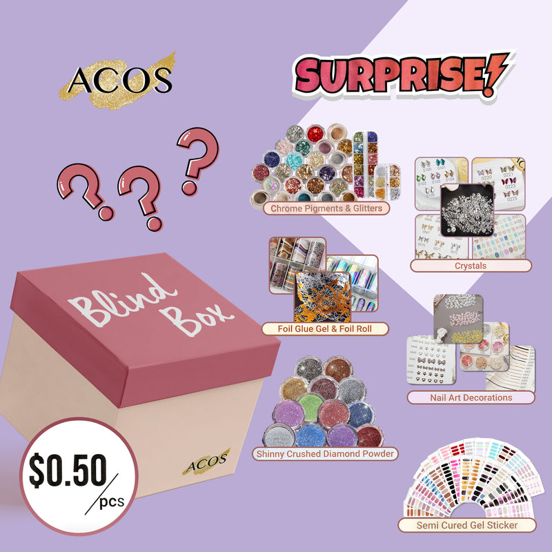 Blind Box (Nail Art Stuff Mixed)--50 PCS - Lashmer