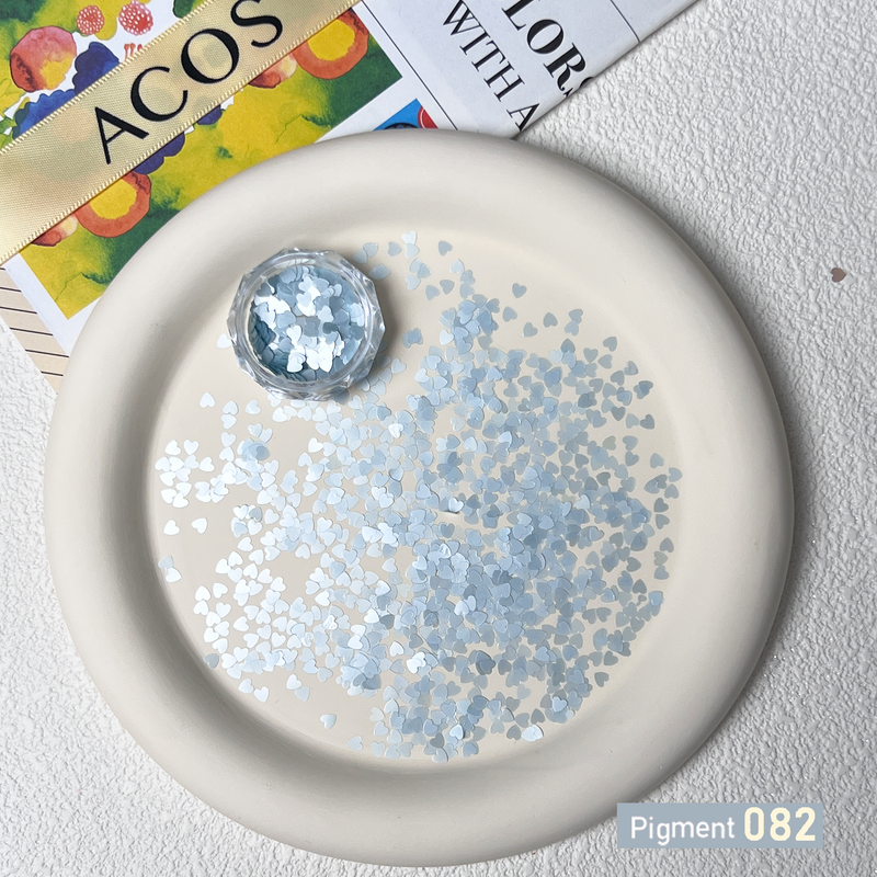 ACOS Different Colour Heart Shape Glitters - Lashmer