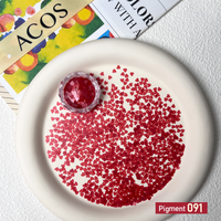 ACOS Different Colour Heart Shape Glitters - Lashmer