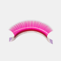 Color Volume lashes Sampler -- PINK Colour (5 lines) - Lashmer