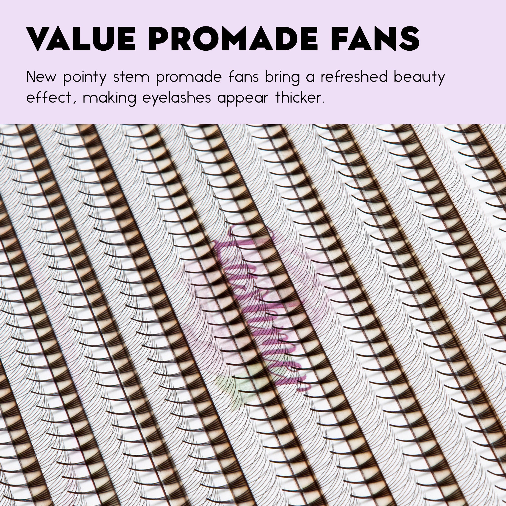 Lashmer Ultra Dark 5D Pointy Narrow Fans (900 Fans) - Lashmer